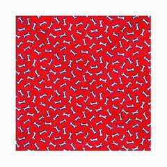 Tossed Bones Dog Bandana - Red