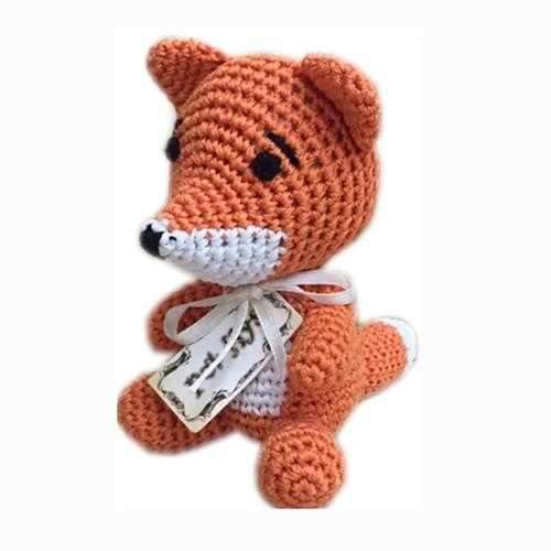 Knit Knacks Kit the Fox Dog Toy