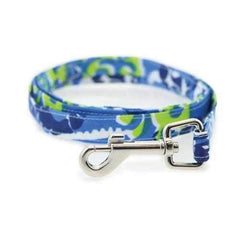 Surfboard Blue and Green Cool Mesh Dog Harness with Matching Leash by Doggie Design