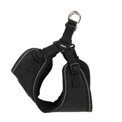 Trek Adjustable Step-In Dog Harness by Puppia Life - Black