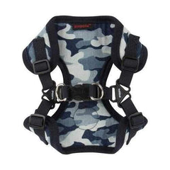Bobby Adjustable Step-In Dog Harness by Puppia - Navy Camo