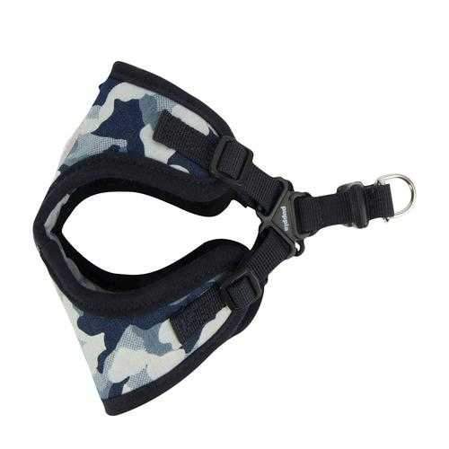 Bobby Adjustable Step-In Dog Harness by Puppia - Navy Camo