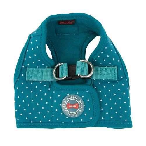 Dotty Dog Harness Vest by Puppia - Teal