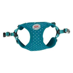 Dotty Adjustable Step-In Dog Harness by Puppia - Teal