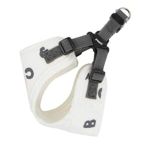 Algo Adjustable Step-In Dog Harness by Puppia - White