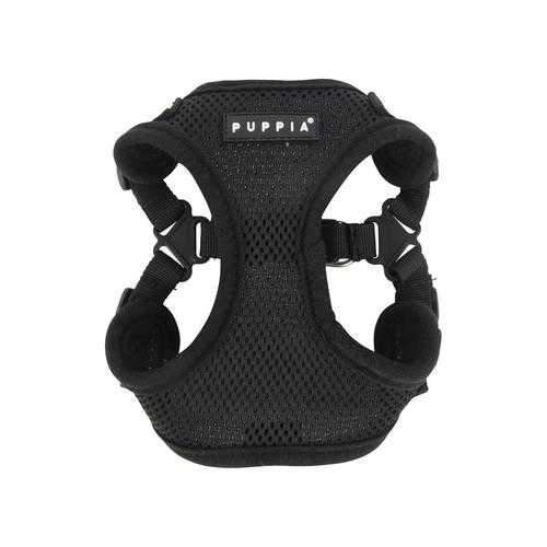Soft Adjustable Step-In Dog Harness by Puppia - Black