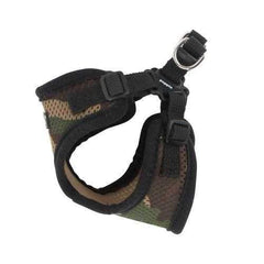 Soft Adjustable Step-In Dog Harness by Puppia - Camo