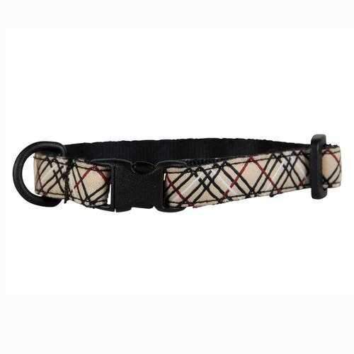 Kitty Breakaway Cat Collar - Tan Tartan