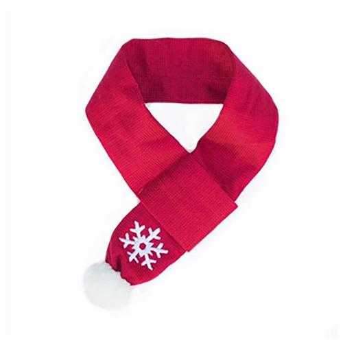 ZippyPaws Holiday Snowflake Dog Scarf - Red
