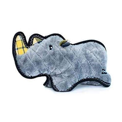 ZippyPaws Grunterz with Z-Stitch Dog Toy - Ronny the Black Rhino