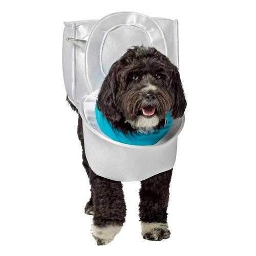Toilet Dog Costume