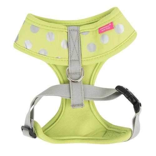 Chic Adjustable Dog Harness by Pinkaholic - Lime