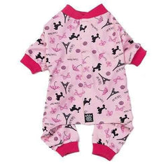 I Love Paris Dog Pajamas - Pink