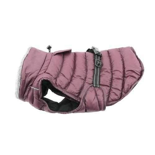 Alpine Extreme Weather Puffer Dog Coat by Doggie Design - Burgundy