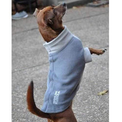 Highline Fleece Dog Coat by Doggie Design - Two Tone Gray