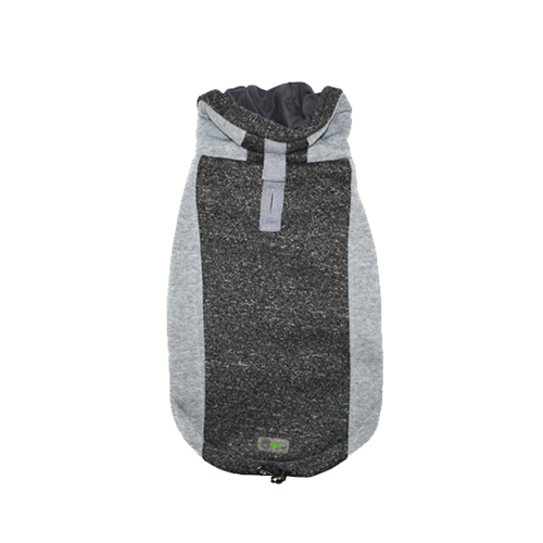 All Year Elasto-Fit Dog Hoodie - Silver Marl