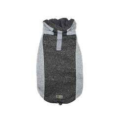 All Year Elasto-Fit Dog Hoodie - Silver Marl
