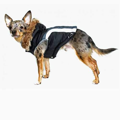 Swiss Alpine Ski Dog Vest by Hip Doggie - Black