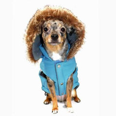 Swiss Alpine Ski Dog Vest by Hip Doggie - Blue