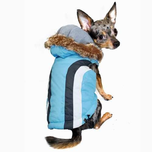 Swiss Alpine Ski Dog Vest by Hip Doggie - Blue