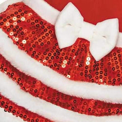 Zack and Zoey Sparkle Sequin Velvet Holiday Dog Dress