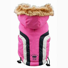 Swiss Alpine Ski Dog Vest by Hip Doggie - Pink