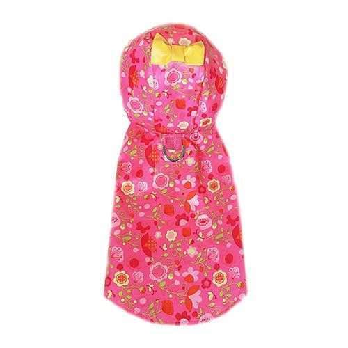 Serena Dog Raincoat by Pooch Outfitters - Pink