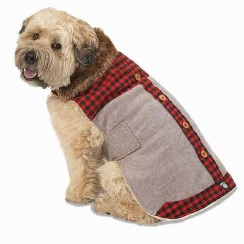 Jackson Lodge Dog Coat - Gray