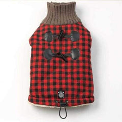 Jackson Toggle Dog Jacket - Red/Black