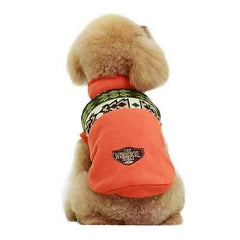 Aztec Fleece Dog Jacket by Dobaz - Orange