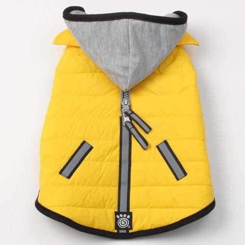 Stowe Puffer Dog Coat - Yellow