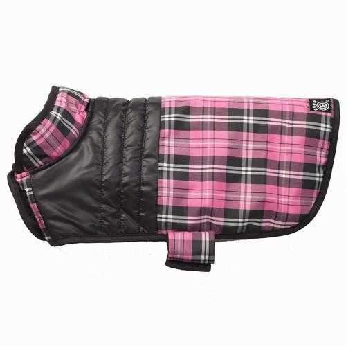 Vail Checkered Dog Vest - Pink Plaid