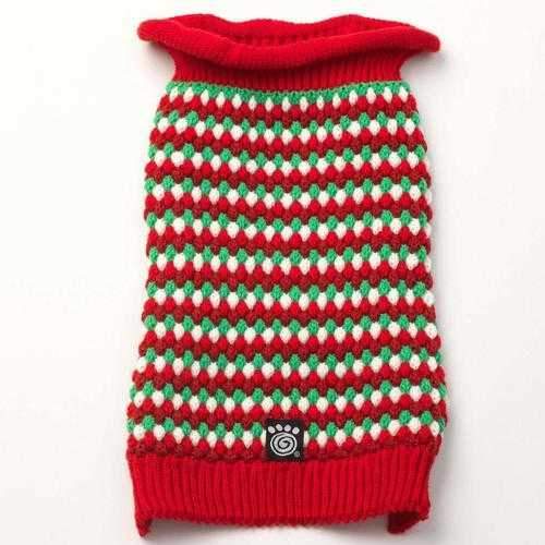 Popper's Dog Sweater - Holiday Red
