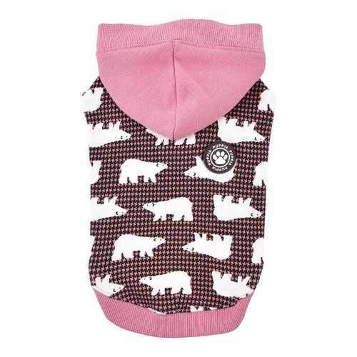 Beale Hooded Dog Shirt By Puppia - Pink