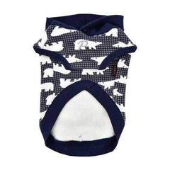 Beale Hooded Dog Shirt By Puppia - Navy