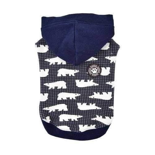 Beale Hooded Dog Shirt By Puppia - Navy