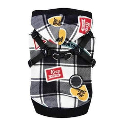 Vernon Hooded Dog Shirt By Puppia - Black