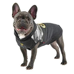 Camp Hooded Dog Shirt By Puppia - Grey