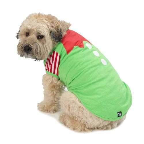 Elf Dog Night Shirt - Green