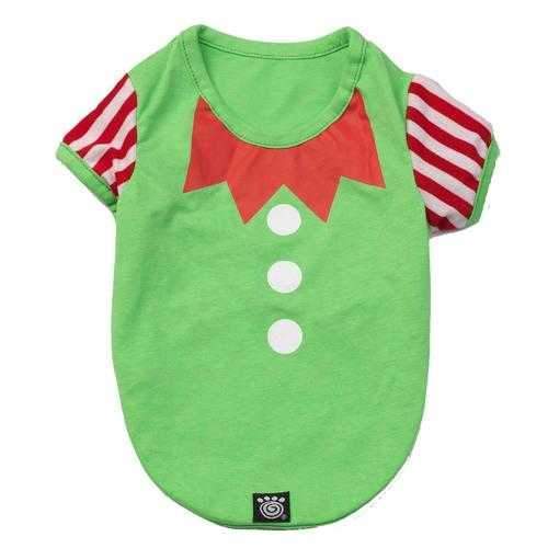 Elf Dog Night Shirt - Green