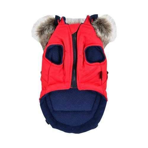 Orson Fleece Dog Vest By Puppia - Red