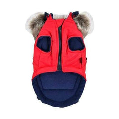 Orson Fleece Dog Vest By Puppia - Red