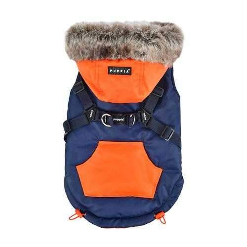 Orson Fleece Dog Vest By Puppia - Navy