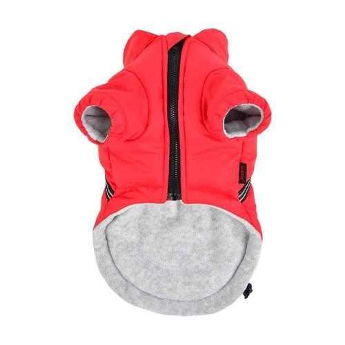 Mallory Fleece Dog Vest By Puppia - Red