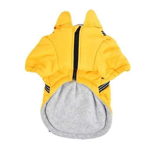 Mallory Fleece Dog Vest By Puppia - Yellow