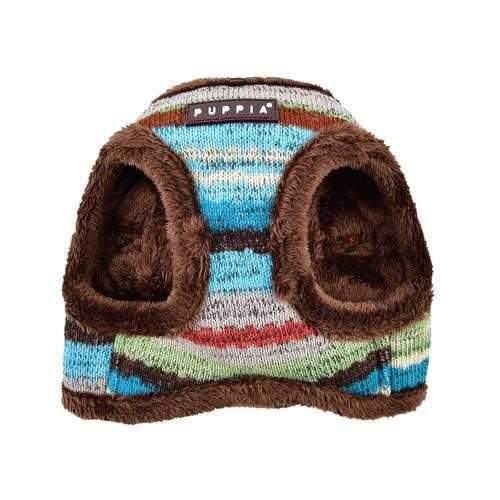 Crayon Vest Style Dog Harness By Puppia - Brown
