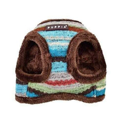 Crayon Vest Style Dog Harness By Puppia - Brown