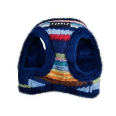 Crayon Vest Style Dog Harness By Puppia - Navy