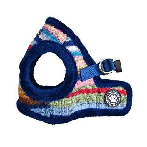 Crayon Vest Style Dog Harness By Puppia - Navy