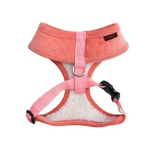 Classy Basic Style Dog Harness By Puppia - Peach